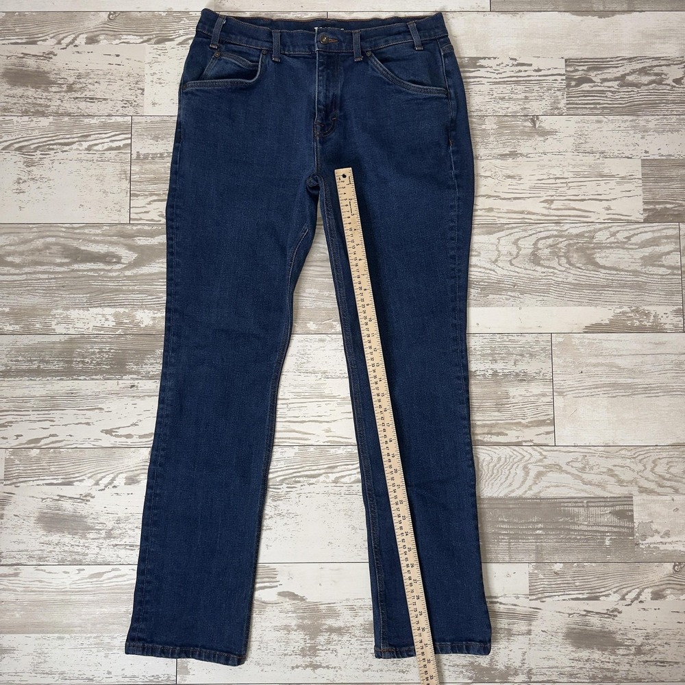 Tecovas Jeans Mens 34x32 Blue Rugged Relaxed Fit Straight Leg Denim Stretch - Picture 4 of 13
